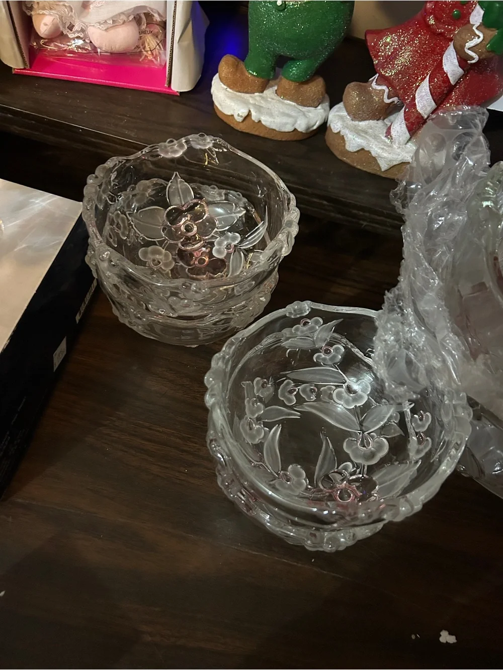Mikasa Floral Dance Pink Frost/ Bella Rosa bowls small